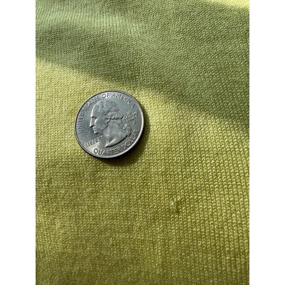 525 America Pullover Sweater Women's Size XXL Yellow 3/4 Sleeve V-Neck - Picture 10 of 10